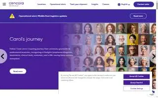 World Courier of Tewksbury website