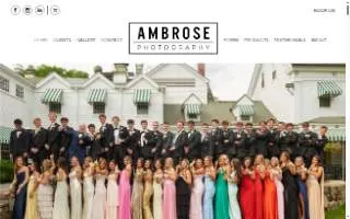 Ambrose Photography website