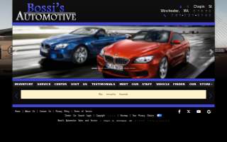 Bossi's Automotive Center Inc website