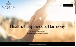 Caring For All - Primary Care website
