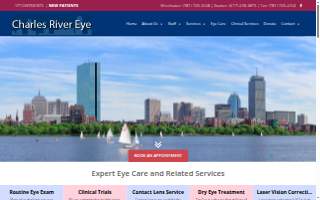 Charles River Eye Associates website