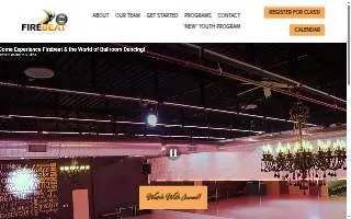 Firebeat Ballroom Studios website