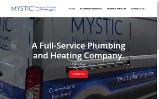 Mystic Plumbing website