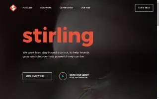 Stirling Brandworks website