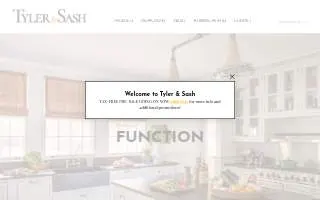 Tyler & Sash website