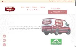Addario's Plumbing, Heating, Cooling & Electrical Services of Winthrop website