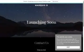 Marquis Design website