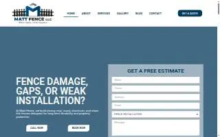 Matt Fence LLC website