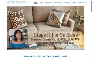 Stage It For Success of Milton website