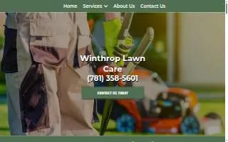 Winthrop Lawn Care website