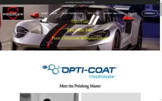 Boston Exclusive Car Care website