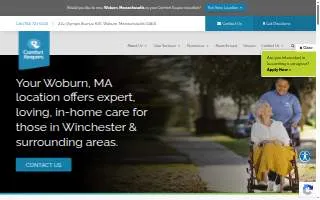Comfort Keepers of Woburn - Home Care for Seniors website