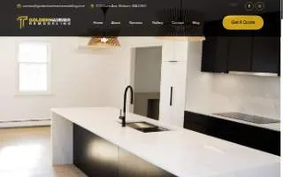 Golden Hammer Remodeling of Woburn website