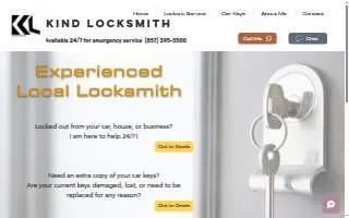 Kind Locksmith LLC of Woburn website