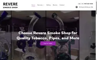 Revere Tanning Salon website