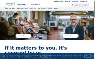 Salem Five Insurance Services, LLC website