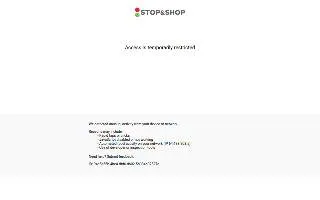 Stop & Shop Pharmacy of Woburn website