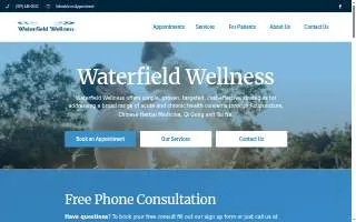 Waterfield Wellness website