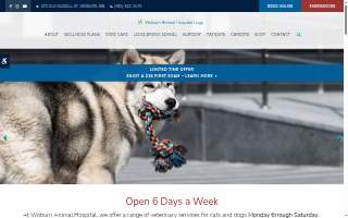 Woburn Animal Hospital website