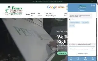 Ford's Hometown Services website