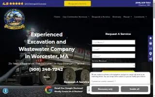 Helgerson's Environmental & Septic website