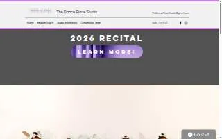 The Dance Place Studio of Worcester website