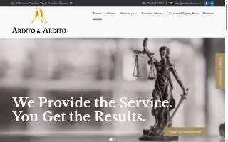 Ardito Law Group website