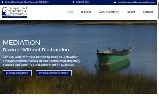Cape Cod Divorce & Mediation, P.C. website