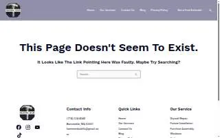 Handyman Home Maintenance and Repair Cape Cod website