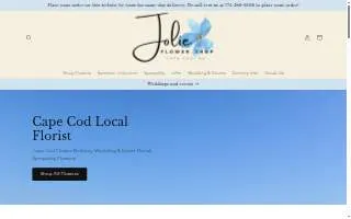 Jolie Flower Shop website