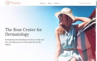 The Rose Center for Dermatology of Yarmouth website