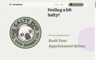 The Salty Pug of Yarmouth website