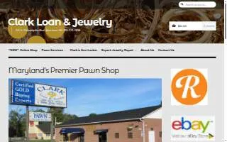 Clark Loan & Jewelry Inc website