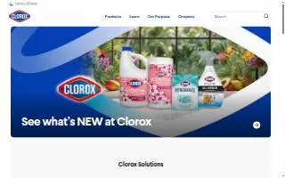 Clorox Company website