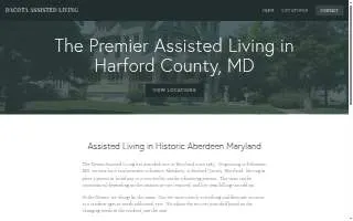Dacota Assisted Living website