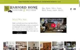 Harford Home Furniture & Mattress website