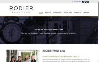 Rodier Family Law of Aberdeen website