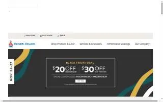 Sherwin-Williams Floorcovering Store of Aberdeen website