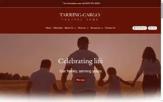 Tarring-Cargo Funeral Home website