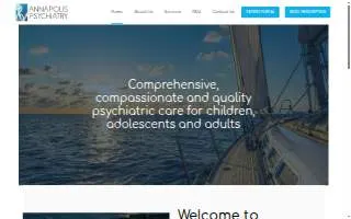 Annapolis Psychiatry - Dr. Melissa Wellner website