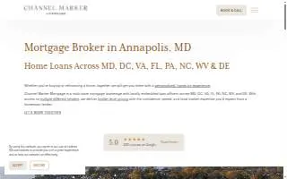 Channel Marker Mortgage website