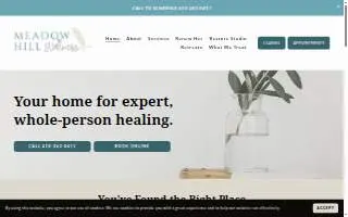 Meadow Hill Wellness of Annapolis website