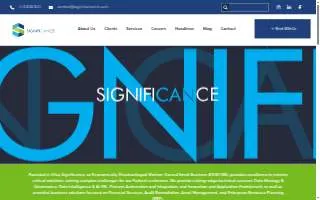 Significance, Inc. website