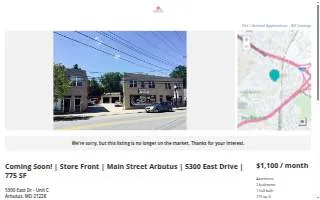 Cornerstone Property Management website