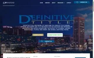 Definitive Title website