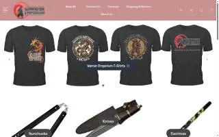 Warrior Emporium website