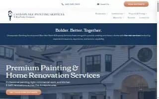 Chesapeake Painting Services website