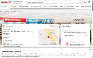 CVS of Arnold website