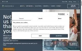 Modera Wealth Management of Fullerton website