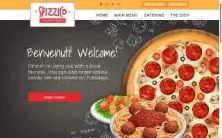 Spizzico Italian Kitchen website